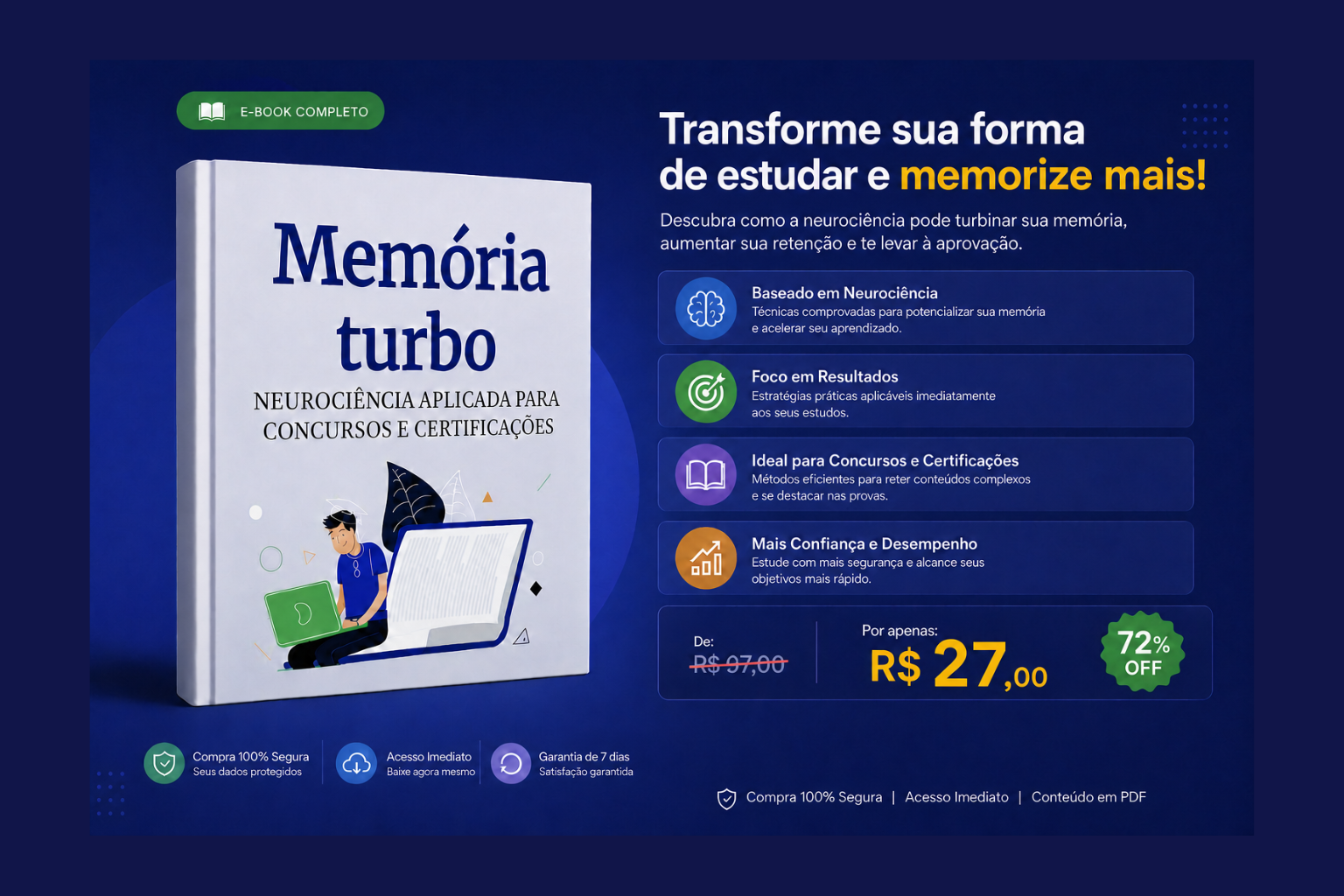 Memória turbo: neurociência aplicada para concursos e certificações