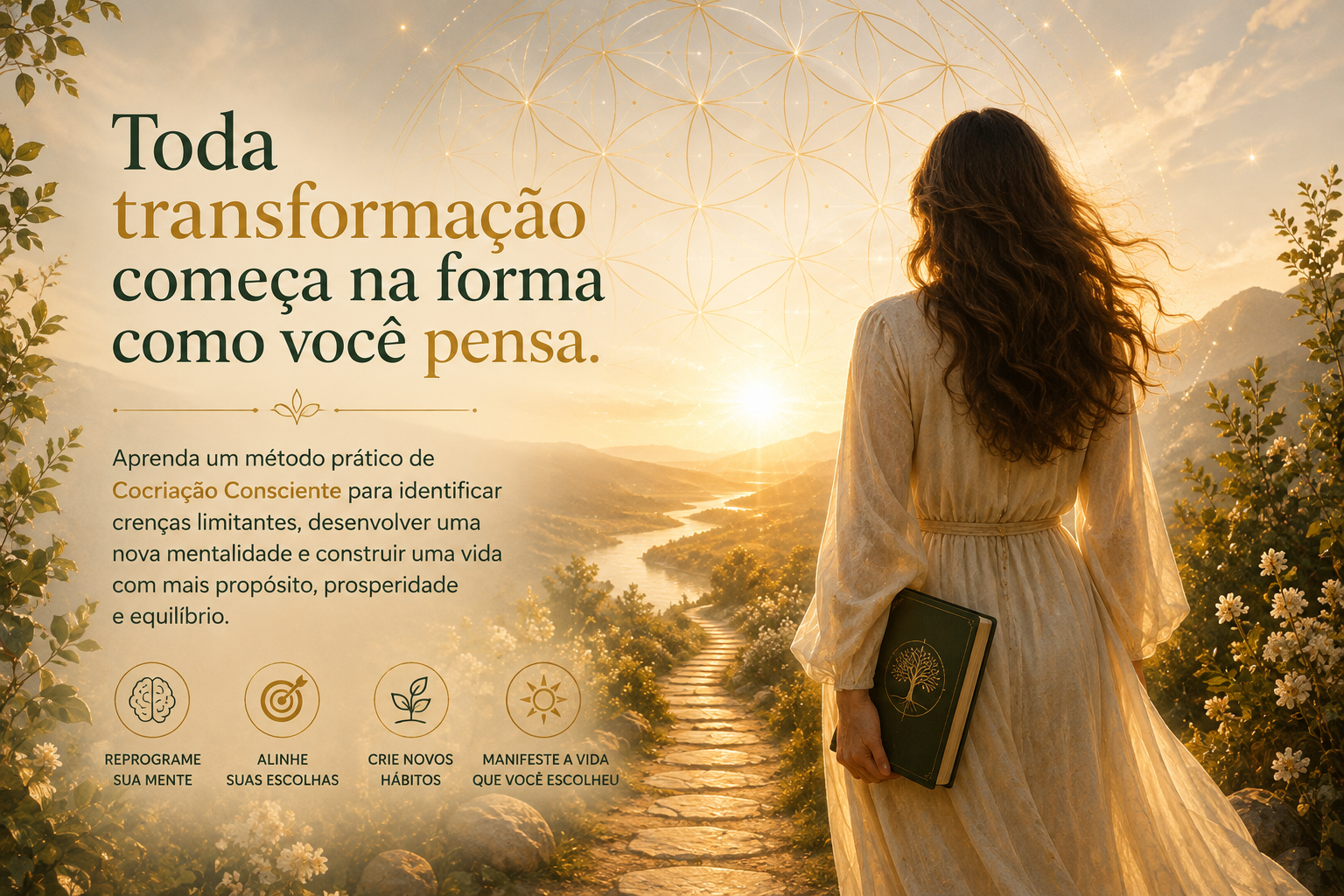 Método da Cocriação Consciente: 90 dias para transformar sua forma de pensar, romper padrões de escassez e construir
