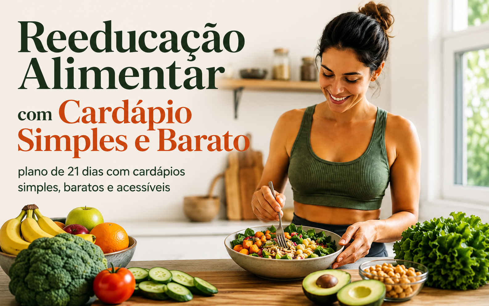 Reeducação Alimentar com Cardápio Simples e Barato